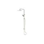 Greens Lavish Brass Twin Rail Shower Brushed Nickel